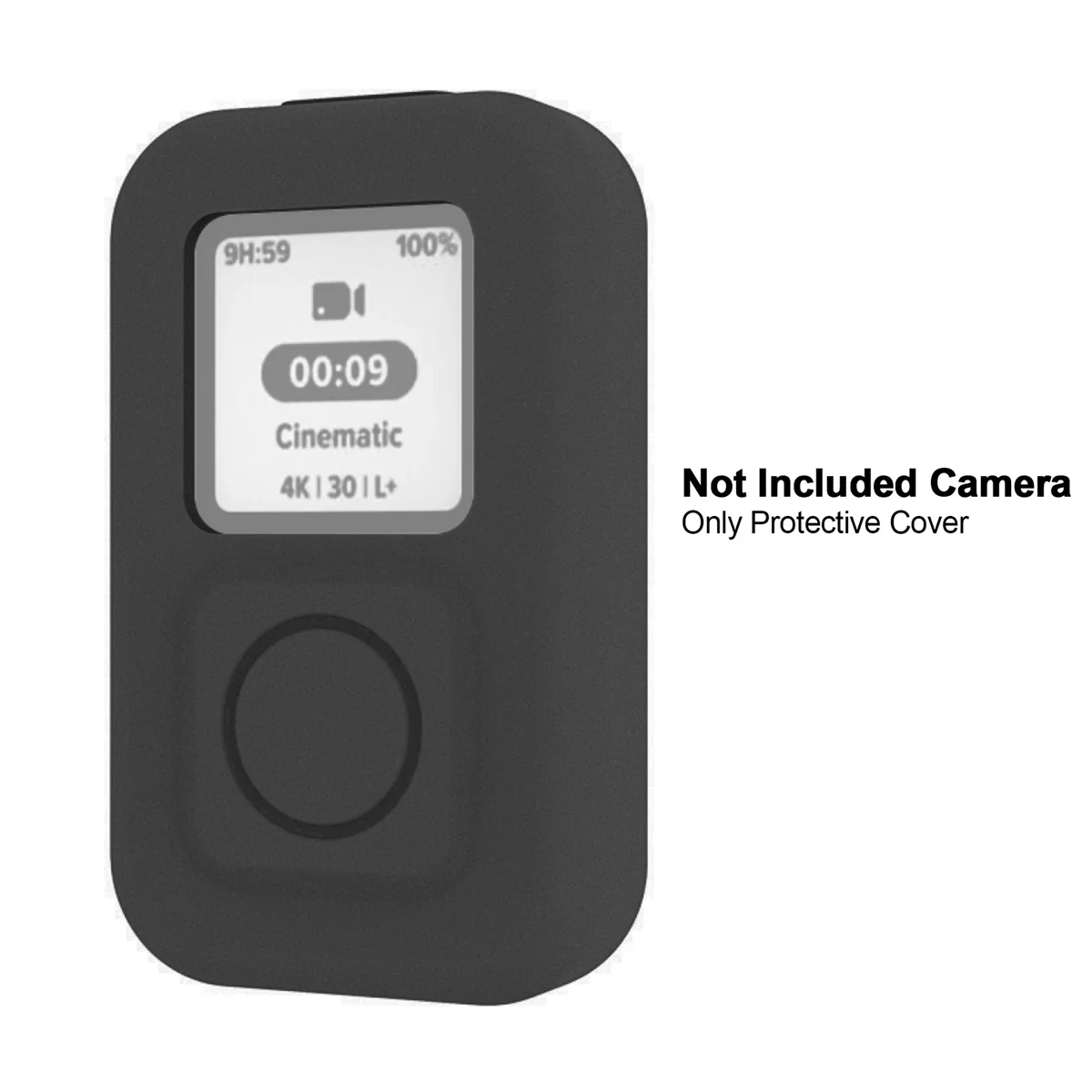 For GoPro Hero 11/10 Soft Anti-Scratch Accessories Dustproof Remote Control Case Silicone Cover Protective Protector,A