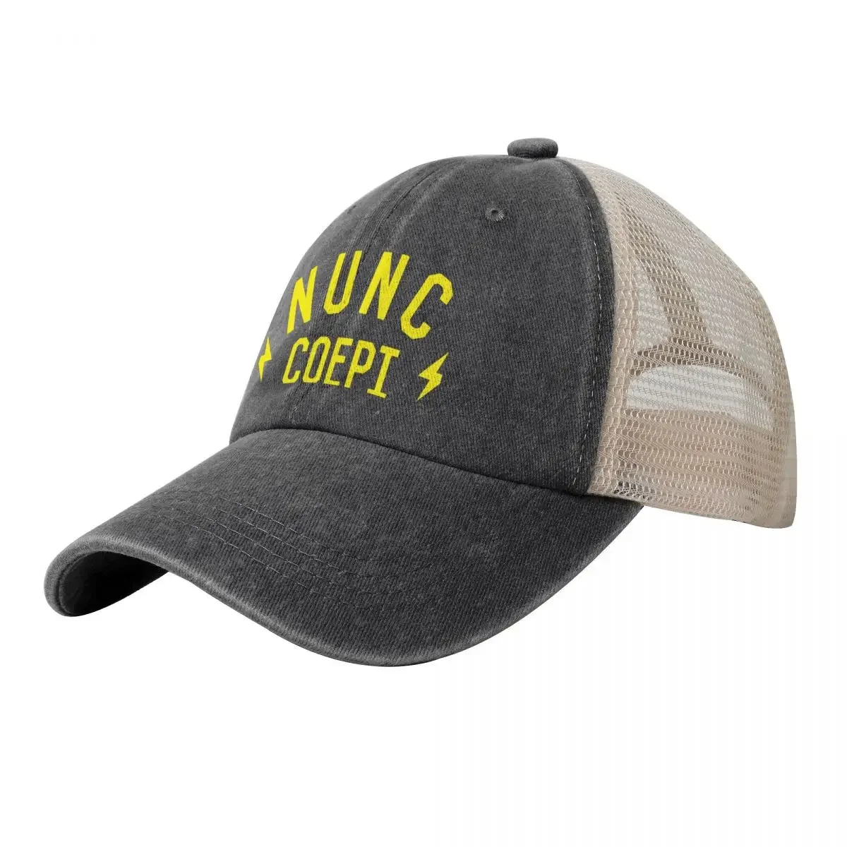 

Nunc Coepi Cowboy Mesh Baseball Cap Visor Icon Designer Man Women's