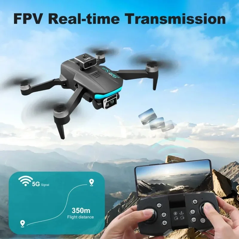 S132 RC Drone GPS with 8K Professional Dual Camera 5G WIFI 360 Obstacle Avoidance FPV Brushless Motor RC Quadcopter Mini Drone
