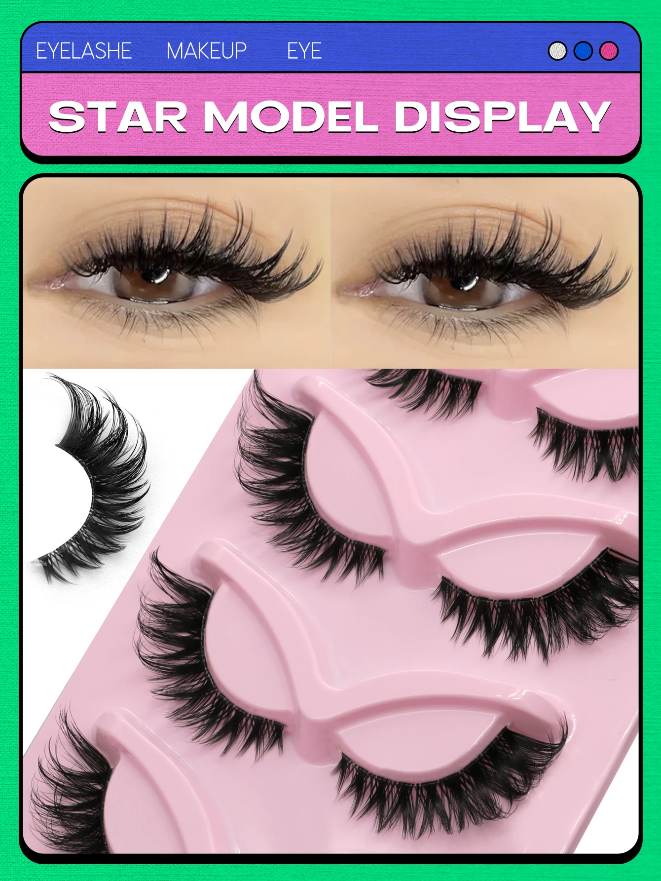 벨트라나이 가짜 속눈썹 캣 아이 래쉬 인조 밍크 속눈썹 투명 밴드 속눈썹 자연스러운 외모 가벼운 밍크 속눈썹 인조 속눈썹 메이크업