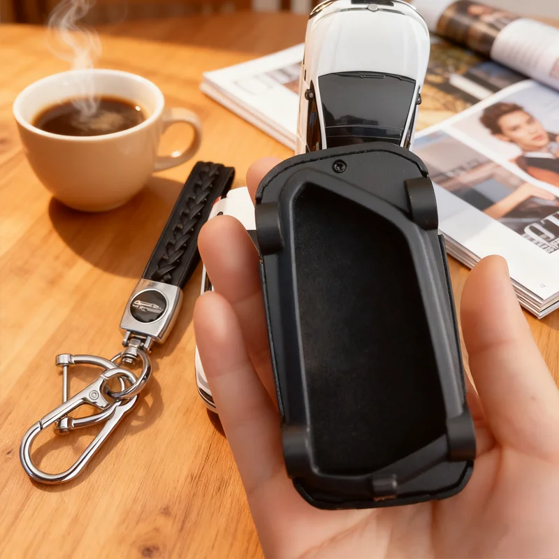 حافظة مفاتيح مثيرة للاهتمام لسيارة فولكس فاجن جولف موديل لـ ID4 Cupra Formentor Tarraco Mk7 Gti Mk8 سكودا اوكتافيا 4 سيات ليون Mk4 غطاء مفتاح #3