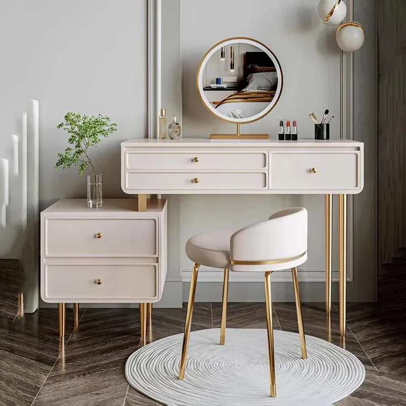 

Decoration Bedroom Vanity Tableluxurys Wood Mirror Vanity Table Storage Coiffeuse Maquillage Meuble Femme Bedroom Furniture