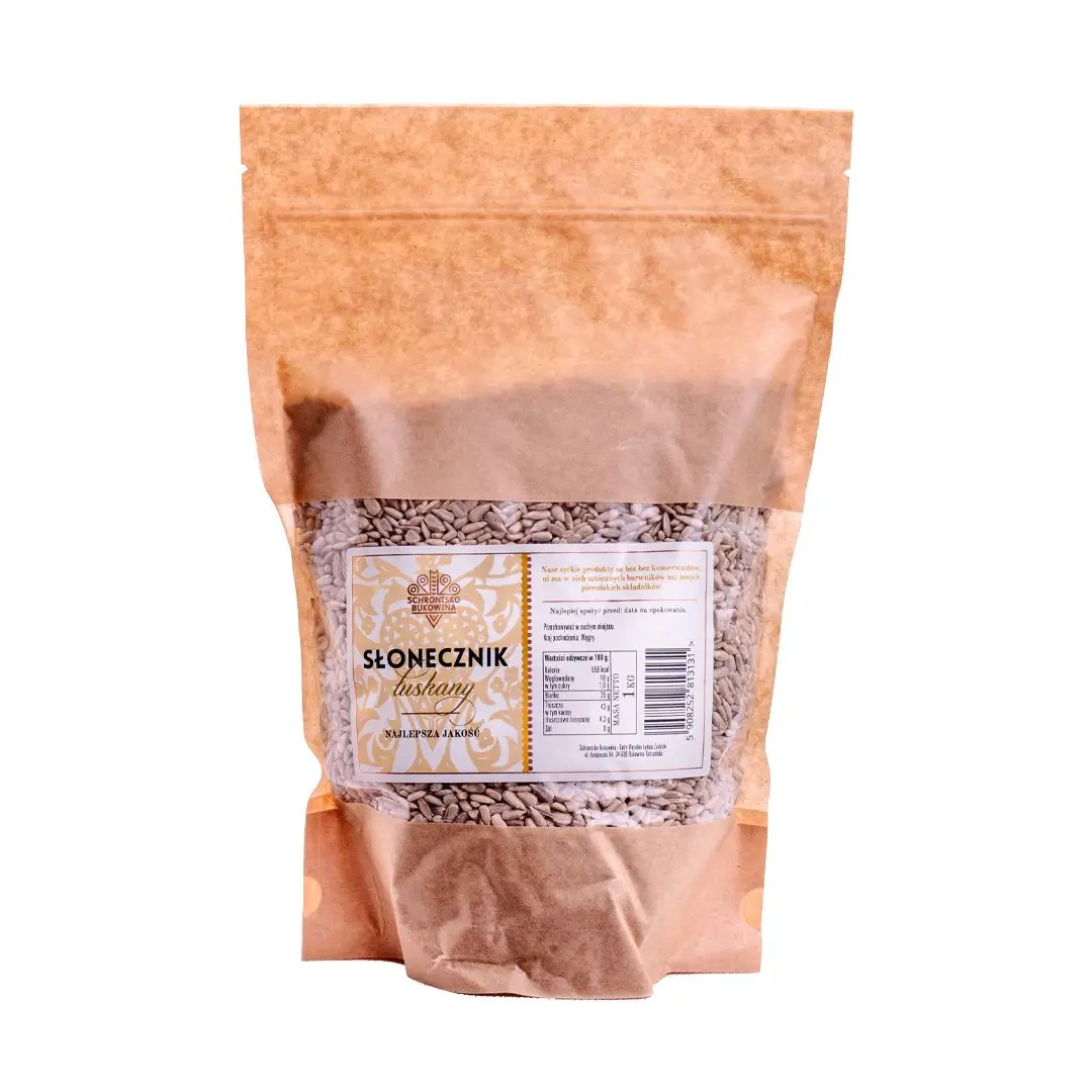 Słonecznik łuskany 1kg -  Schronisko Bukowina