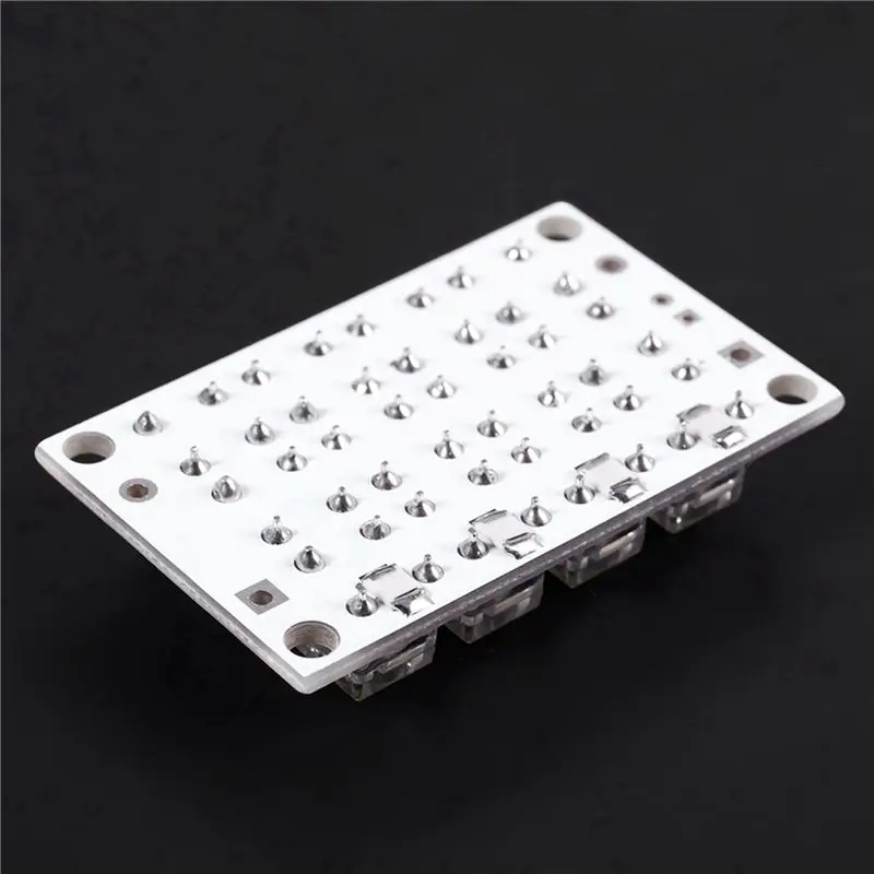 A84X-20X New DC 3V 5V 12 LED Super Bright White Piranha LED Circuit Board LED Lights Light Yacht