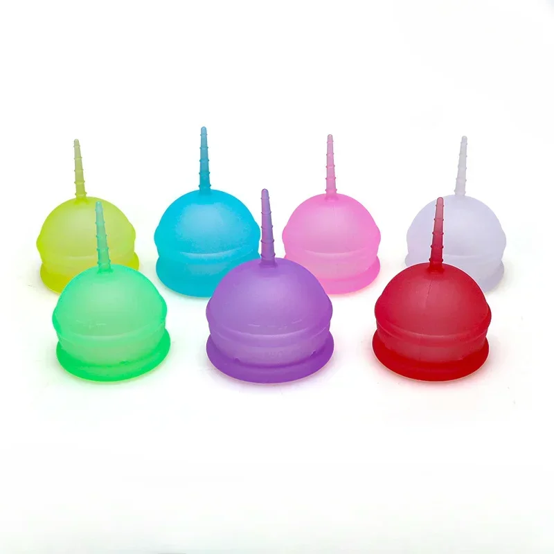 1pc Silicone Menstrual Cup Feminine Hygiene Lady Cup Prevent Side Leakage Period Cup Collector Menstrual Vigin Care S/L Size