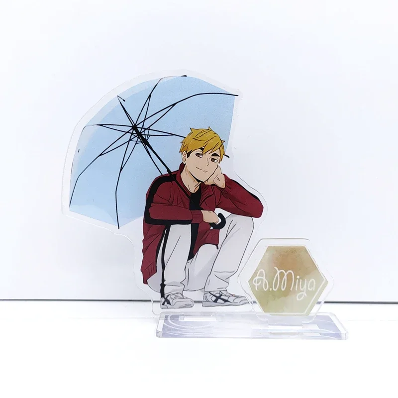 

Game Haikyuu!! Tetsurou Kuroo Miya Atsumu Cosplay Acrylic Portrait Decoration Rainy Day Standing Sign Ambitus Anime