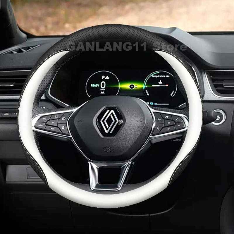 

Ultra Thin Car Steering Wheel Cover For Renault Captur 2013-2025 Leather Auto Steering Wheel Renault Captur Accessories