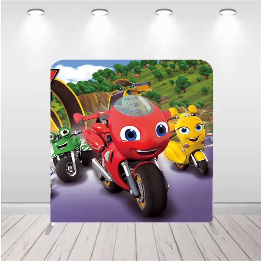 

Hasbro Ricky Zoom Stand Pillowcase Cover Birthday Party Photo Backdrop Background Photography Photobooth Baby Shower Props Decor
