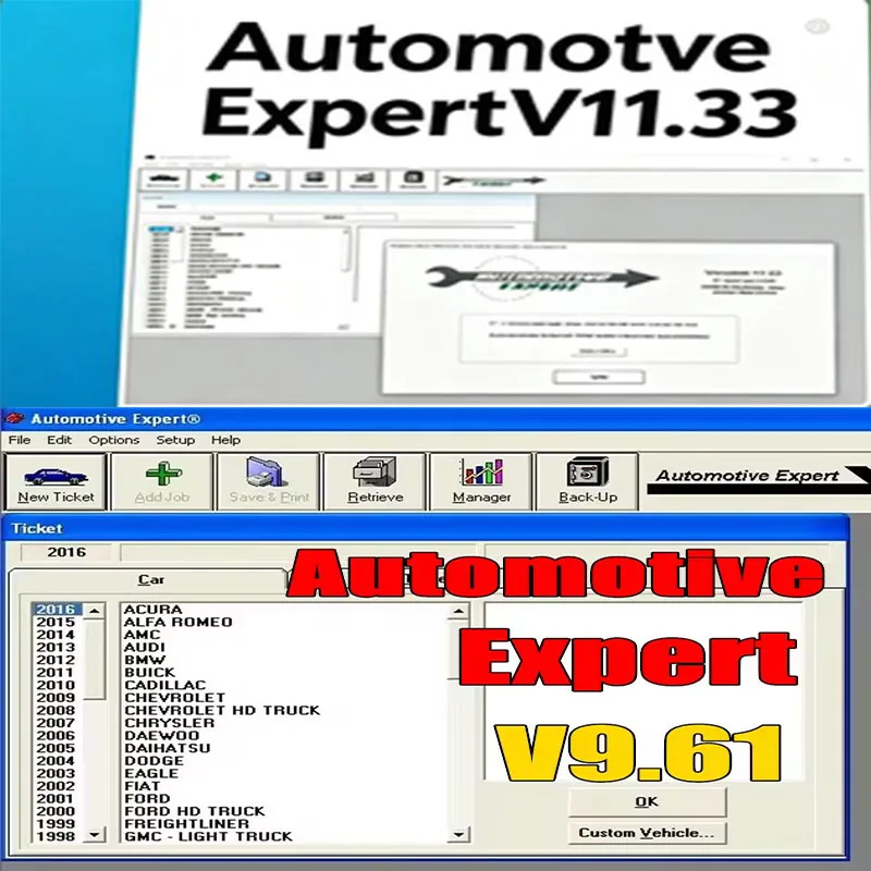 

NEW Automotive Expert V11.33 V9.61 Shop Management Software - Unexpired Patch - Best Automotive Business Management Software