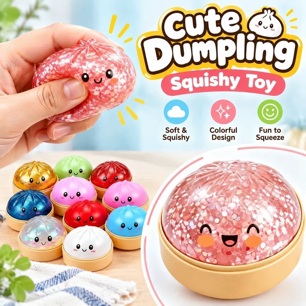 24 Day Advent Calendar Mystery Squishy Blind Box Dumpling Fidget Antistress Toy Christmas Gift for Teen Adult