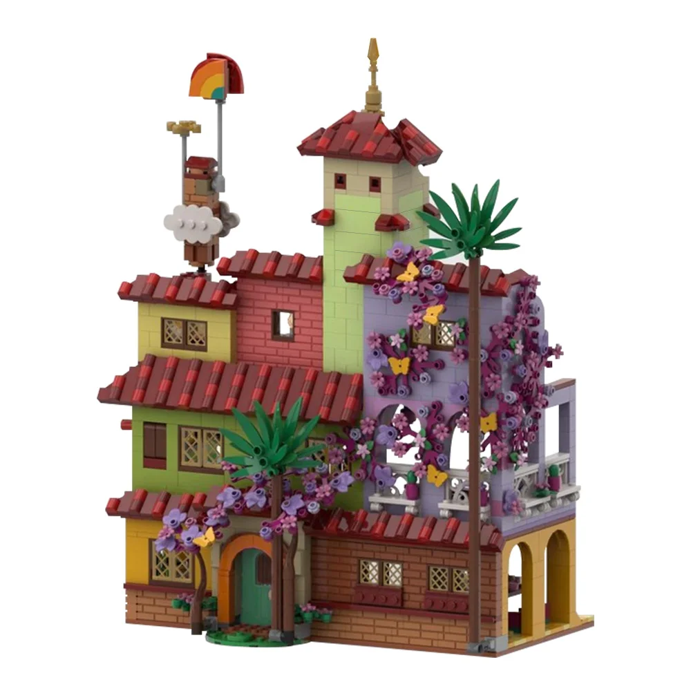 

Gobricks MOC фильм Encantoed Madrigalss дом строительные блоки модель Encantoed Madrigalss дом архитектура кирпичи сборка игрушки