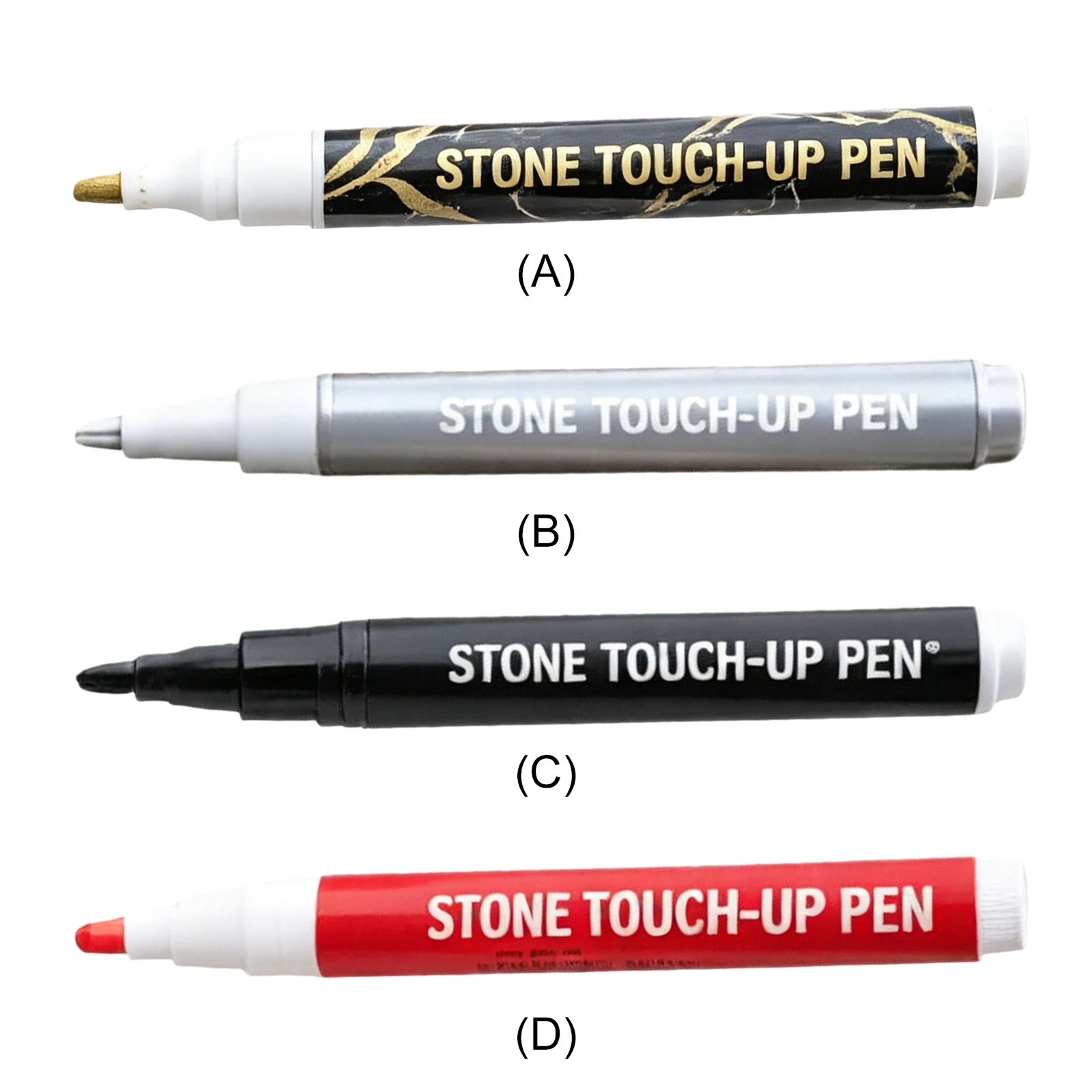 1piece Golden Tombstone Marker Pen Quick Dry Oil Based Fine Tip Weather Resistant For Granite Marble Cemetery Maintenance