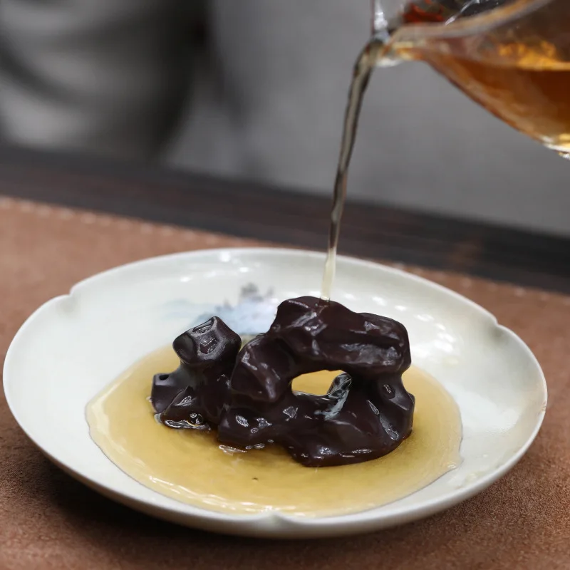 Yixing Zisha Tee Haustier Taihu Stein Weihrauch Halter Ornament Tee Spielen Tee Zeremonie Weihrauch Stick Halter Umgebenden Gefälschte Berg