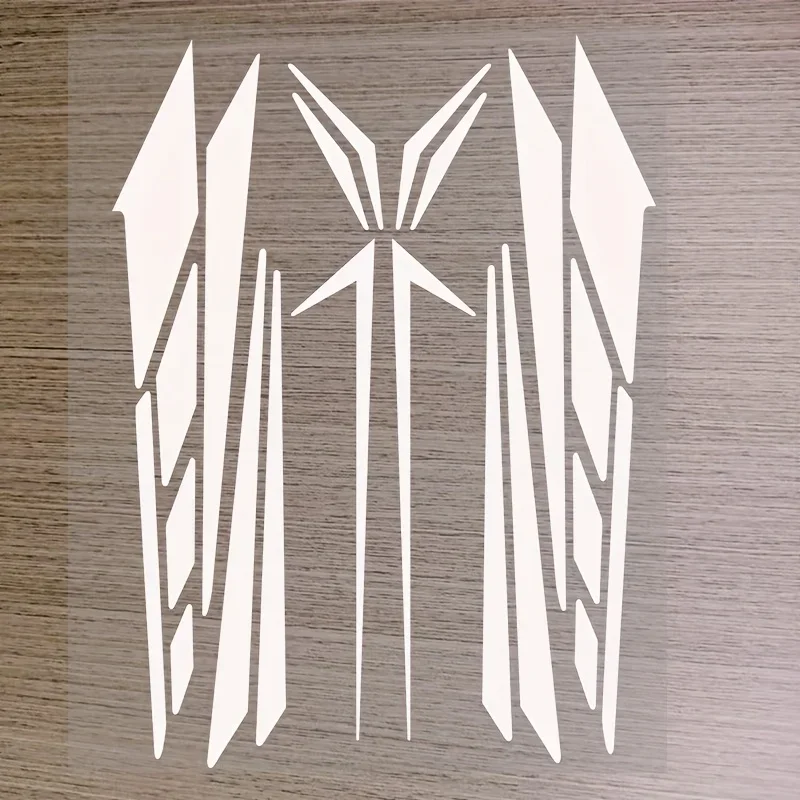 Motorcycle Sticker Waterproof Reflective Vinyl Decal Scooter Body Modification Easy Apply Remove Auto Decoration Universal