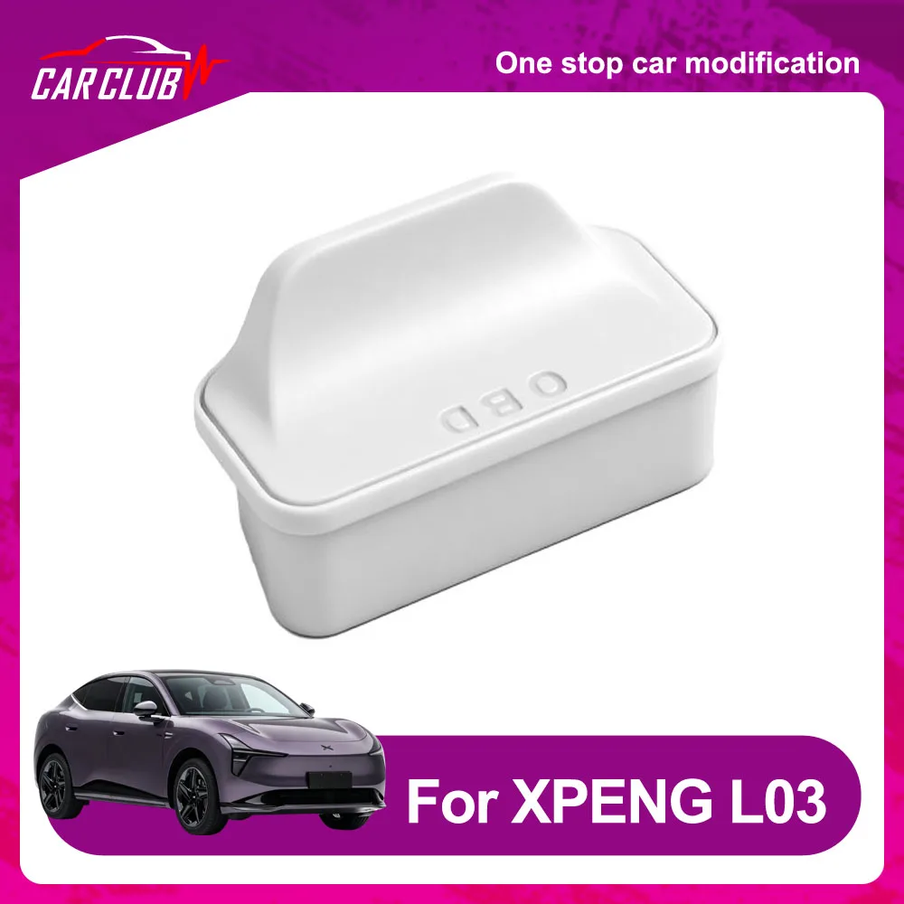 OBD Interface Silicone Protective Cover For XPENG MONA L03 2026 Automotive Modification Parts Dust And Waterproof Cover