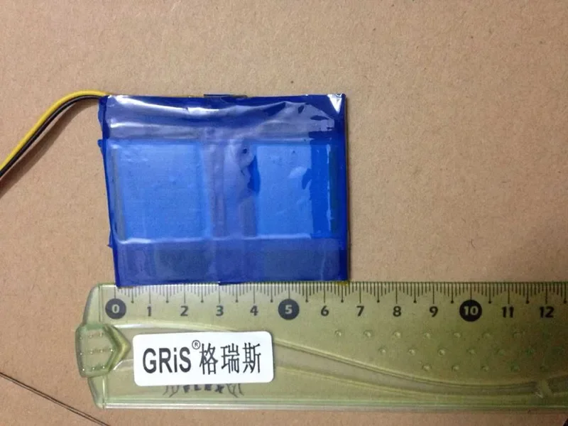 بطارية DVD للهاتف المحمول 7.4 فولت، بطارية 1200 مللي أمبير في الساعة، بطارية تلفزيون متنقلة، بطارية محمولة EVD، ثلاثة خطوط