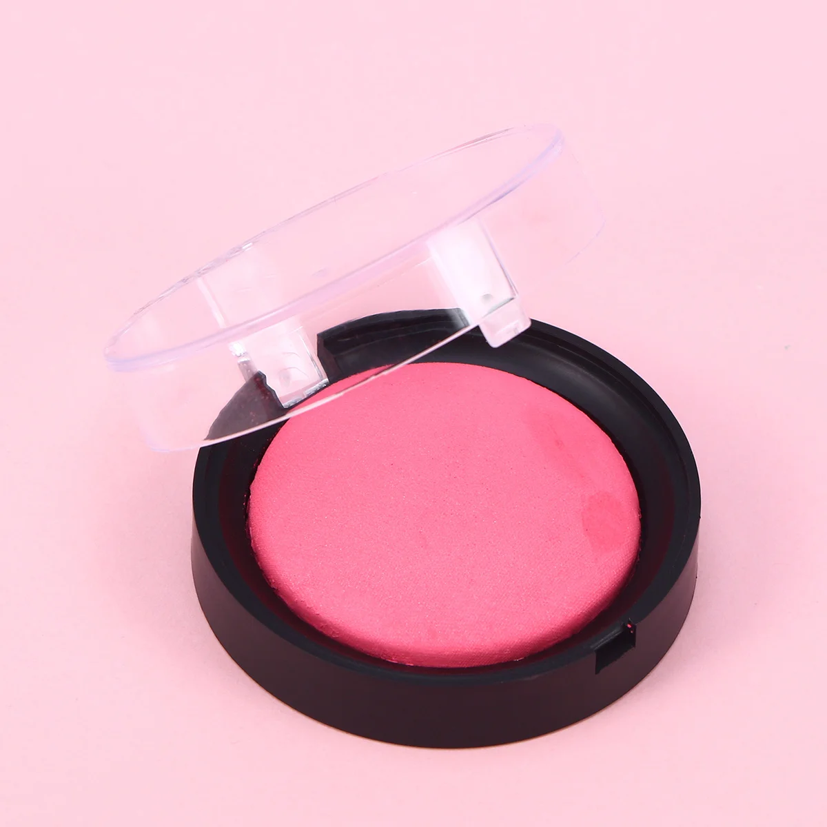 Colorete mate para mejillas en polvo, colorete de maquillaje Mineral seguro rosa melocotón para mujeres, largo Natural