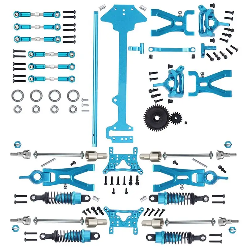 FBIL-2 Set Complete Upgrade Parts Kit For Wltoys A959 A969 A959-B A969-B A979-B K929-B 1/18 RC Car Replacement Accessories,A