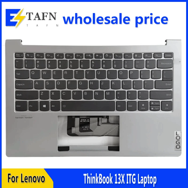 

New Original For Lenovo ThinkBook 13X ITG Laptop Palmrest Case Keyboard US English Version Upper Cover