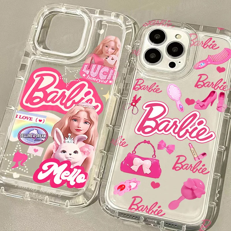 Fashion Barbie Princess Phone Case for Samsung Galaxy S24 Ultra S23 S22 S21 FE S20 Plus Note 20 10 Pro A34 A54 A33 A53 Cover