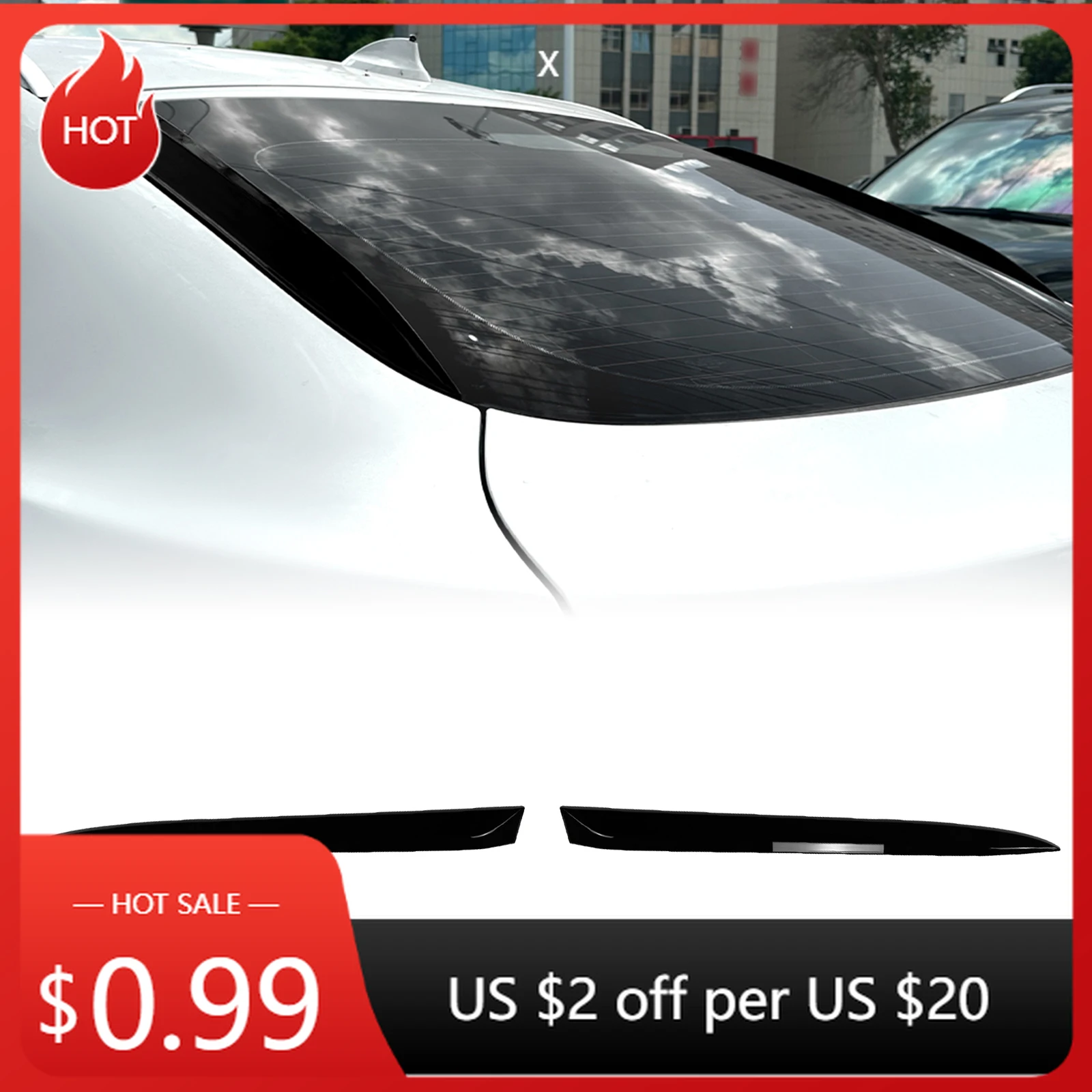 

Боковой спойлер на заднее окно, отделка крыла для BMW X6 F16 2015-2019, вид из углеродного волокна/глянцевый черный хвост, лобовое стекло, комплекты кузова