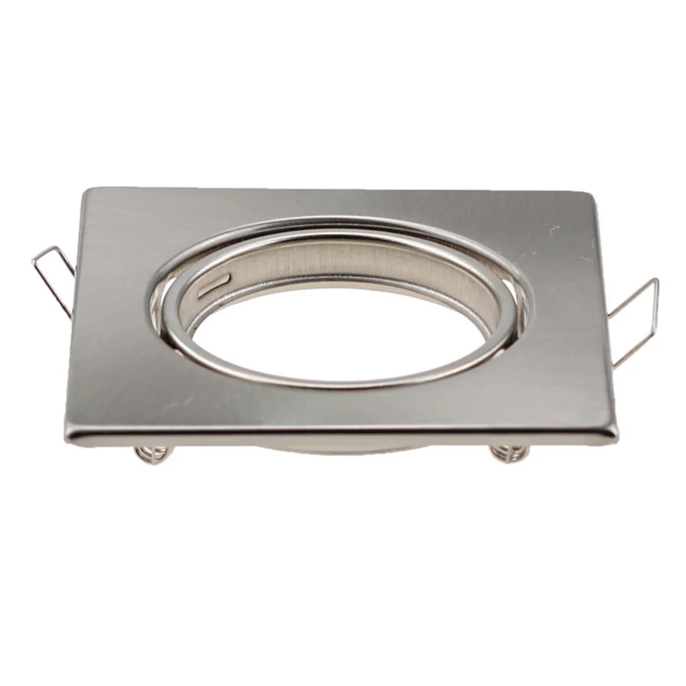 Ijzeren Metalen Vaste Downlight Vlek Nikkel Wit Gouden Armatuur Frame Gesneden Gat 60Mm