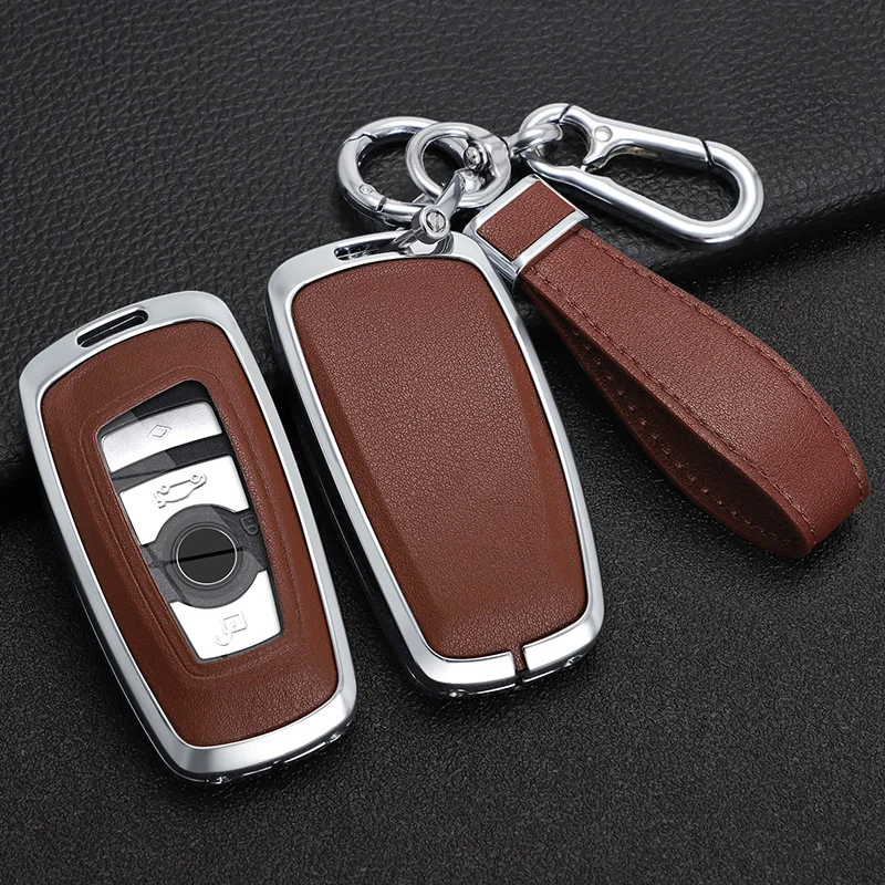 

Alloy Car Key Case Cover Shell For BMW 1 3 5 7 Series X1 X3 X4 X5 X6 F10 F20 F30 F34 F11 F15 F16 F25 F31 M3 M4 E34 Accessories