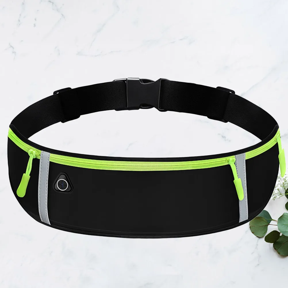 

1 шт., 7-дюймовая водонепроницаемая поясная сумка для фитнеса и бега, светоотражающие полосы, легкий и удобный водостойкий материал, надежная молния