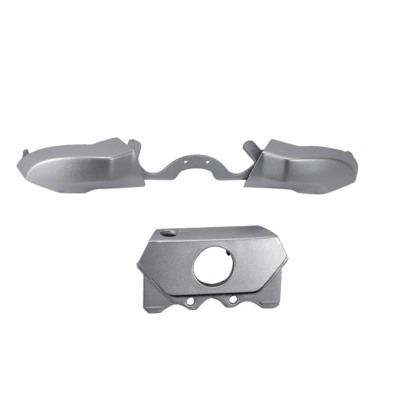 Silver Color 3.5Mm Jack Port Chrome LB RB Bumpers Trigger Button Replacement For  One Elite Controller LB RB