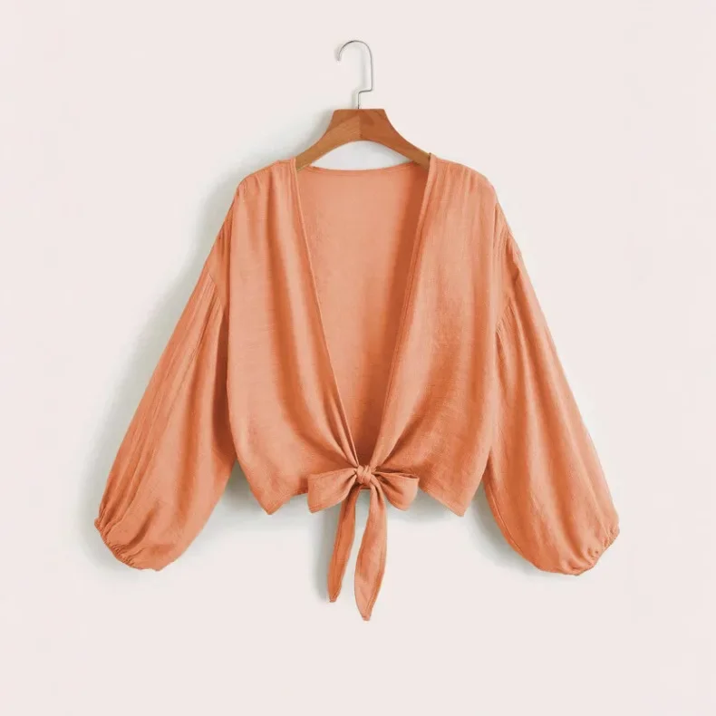 Women Swim Cover Up Orange Tank Top Sexy V Neck Long Bathing Swimwear Bikini Tunic Long Pareos Robe Beachwear Oufit ARJ-5005