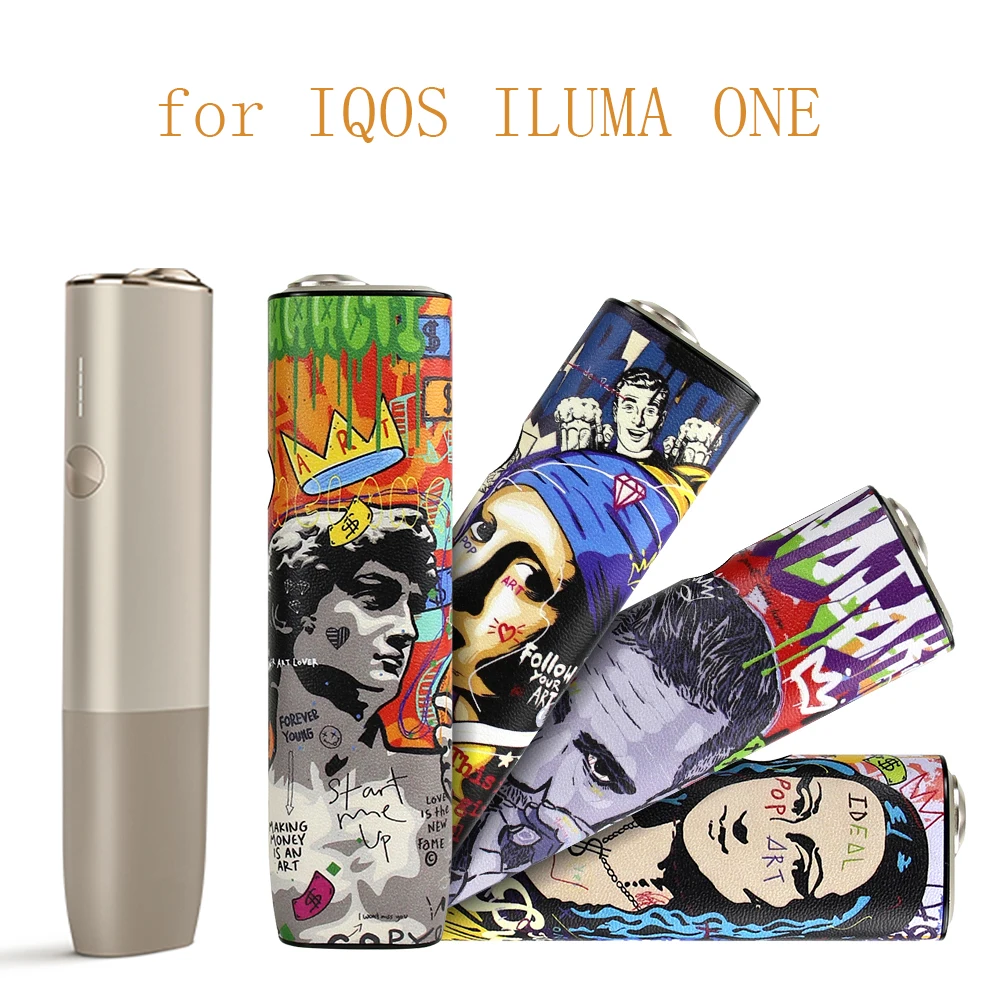 Ruoruo luxus fall für iqos iluma one e-zigarette austauschbare lederhülle für iluma one accesorios
