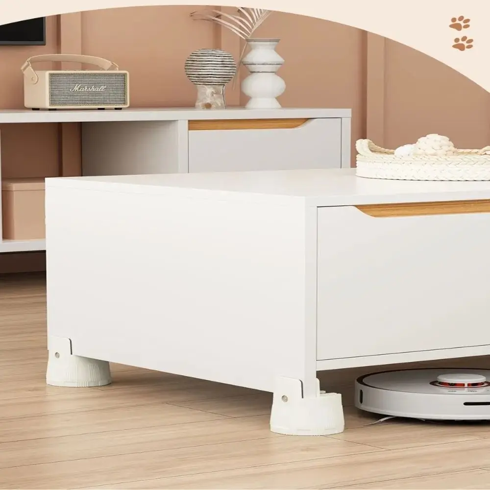 Leg Lift Lift Furniture Table Feet Heavy Duty Durable Non-slip Pads Plastic Adjustable Bed Elevator Blocks Cabinet