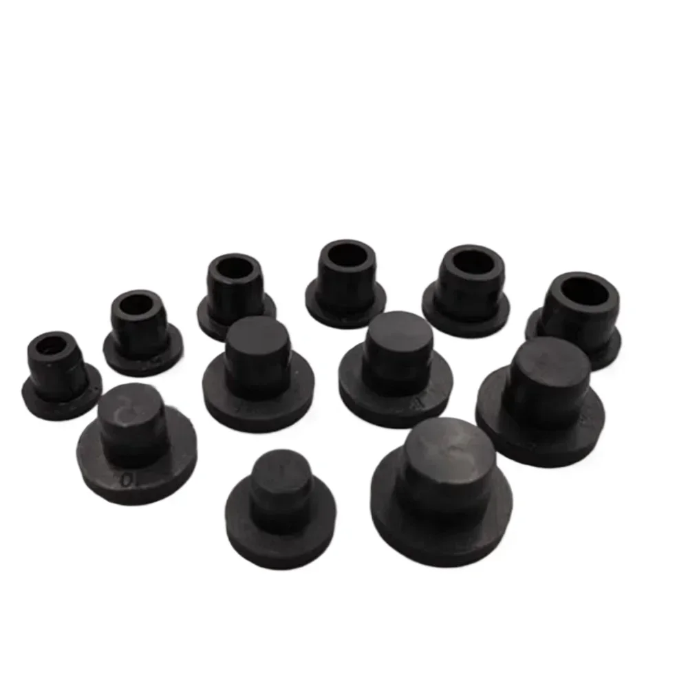 Solid Sealing Plug, 2mm - 14mm Silicone Rubber Hole Caps, T-shaped Seal Stopper, High TEMP Dustproof Plug, Inserts Bungs End Cap