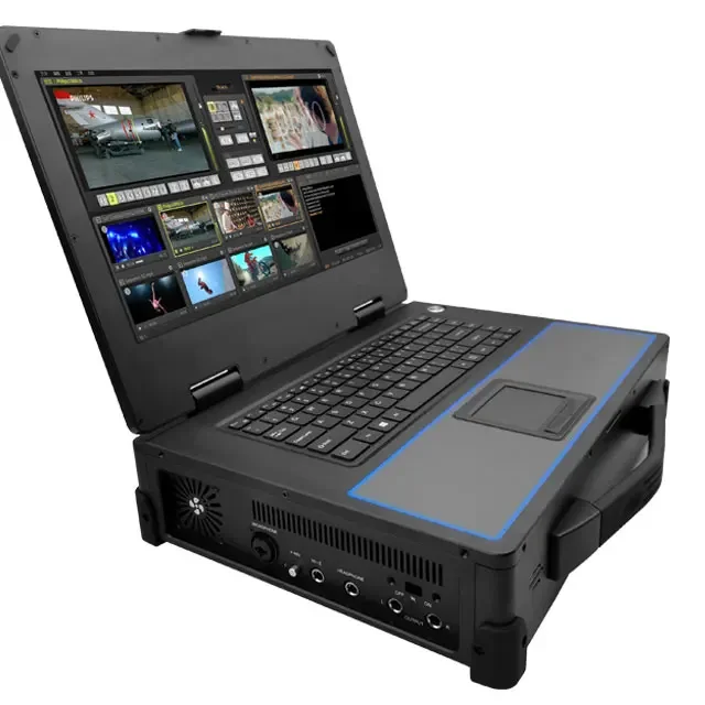 New Design rugged computer with 2 Speakers & computer case rugged