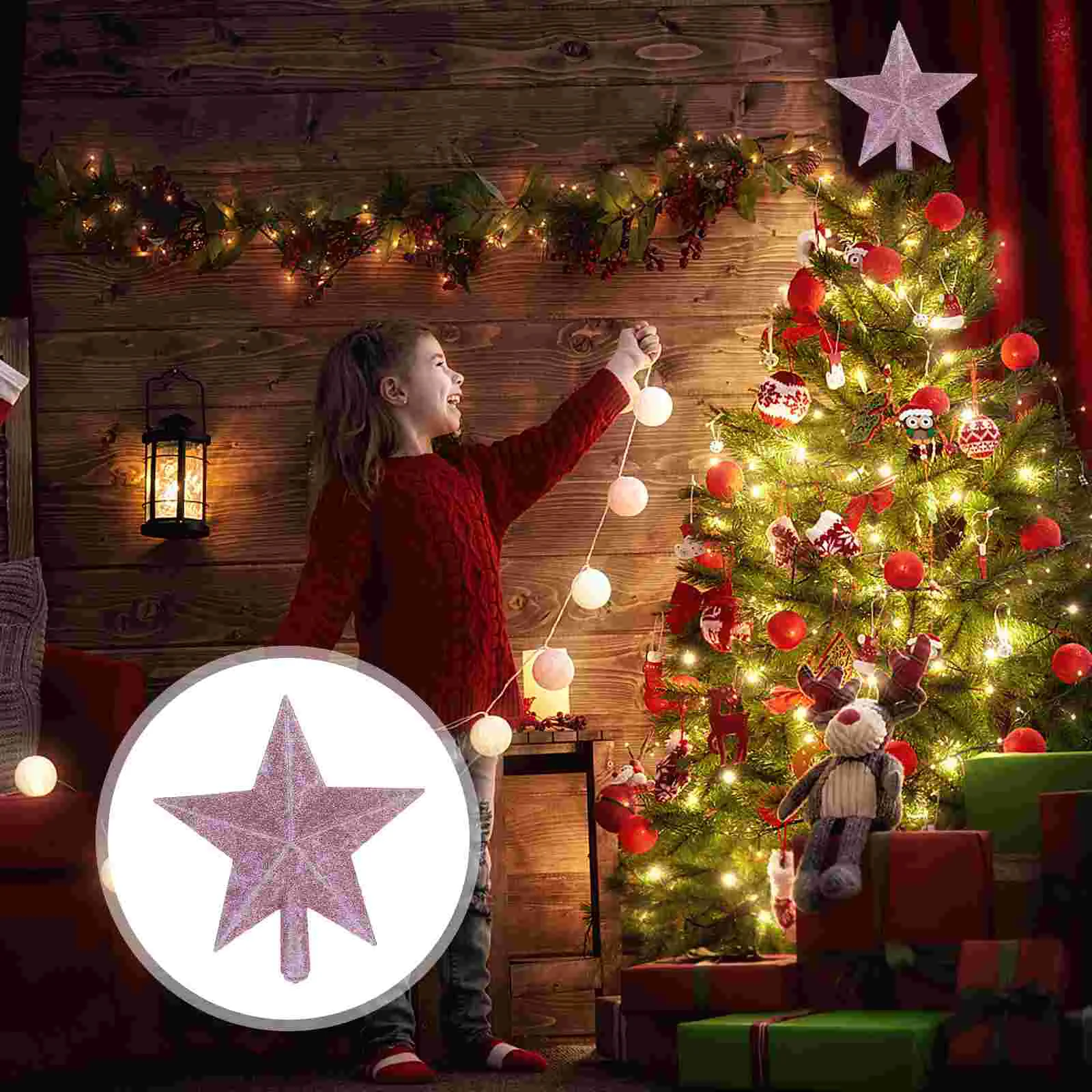 20 cm Decorazioni per la casa Flash Albero Ornamento natalizio Uomo Ghirlanda Ornamenti di pan di zenzero