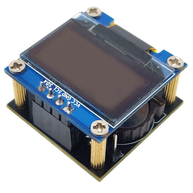 ESP8266 ESP-12F tampilan layar LCD OLED 0.96 inci, modul jam Wifi DIY prakiraan cuaca IIC antarmuka I2C 5V ESP12F