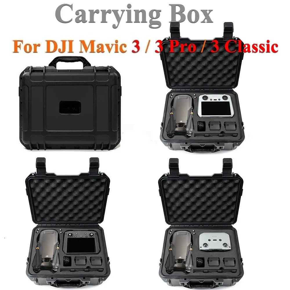 

for DJI Mavic 3 Pro/Cine/Classic Storage Portable Explosion-proof Box Waterproof Case Protective Handbag Suitcase Carrying Bag