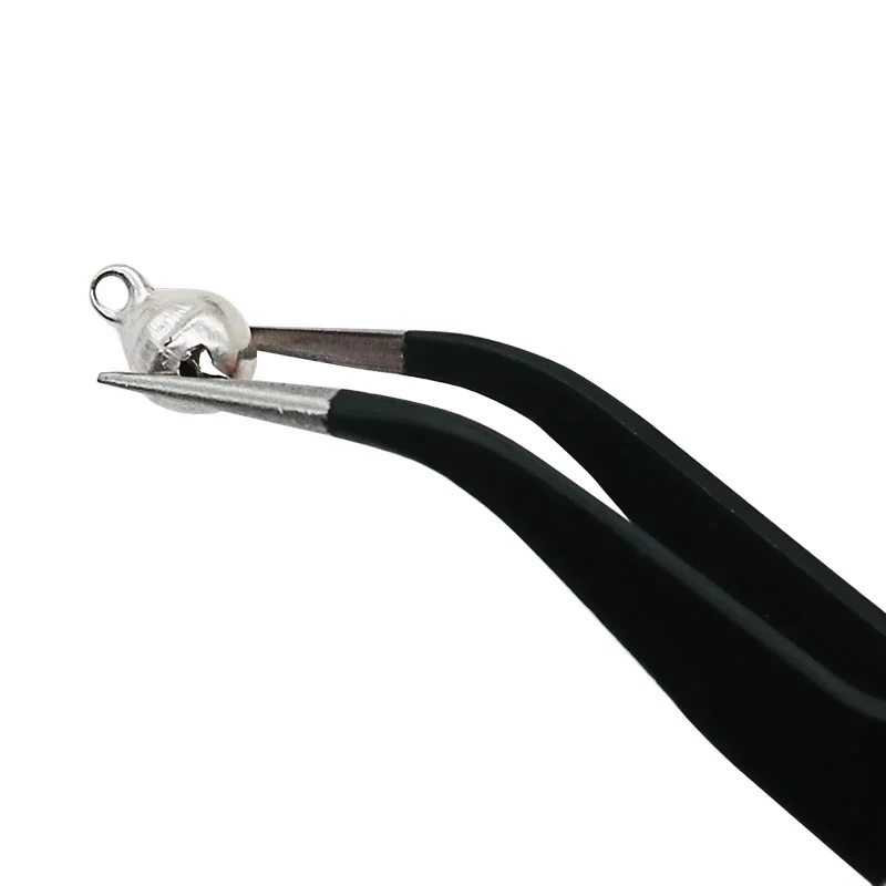 Пинцеты из нержавеющей стали, изогнутые прямые антистатические пинцеты ESD, набор промышленных прецизионных пинцетов для ремонта хлопка, ручные инструменты