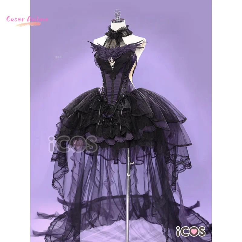 أزياء أنيمي Puella Magi Madoka Magica Akemi Homura أزياء تنكرية موحدة لحفلات الهالوين للنساء والرجال دعائم كرنفال