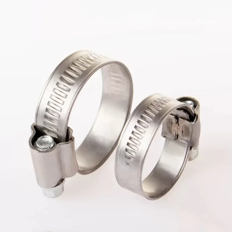 1-10pcs 8-320mm Stainless Steel British Hose Clamps Water Pipe Clips Fire Hose Clamp