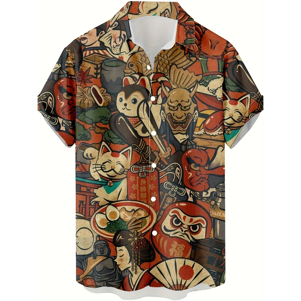 Hawaiian Shirts For Men Multiple Unique Print Options Lapel Short Sleeve Button Down Casual Daily Holiday Beach Blouse