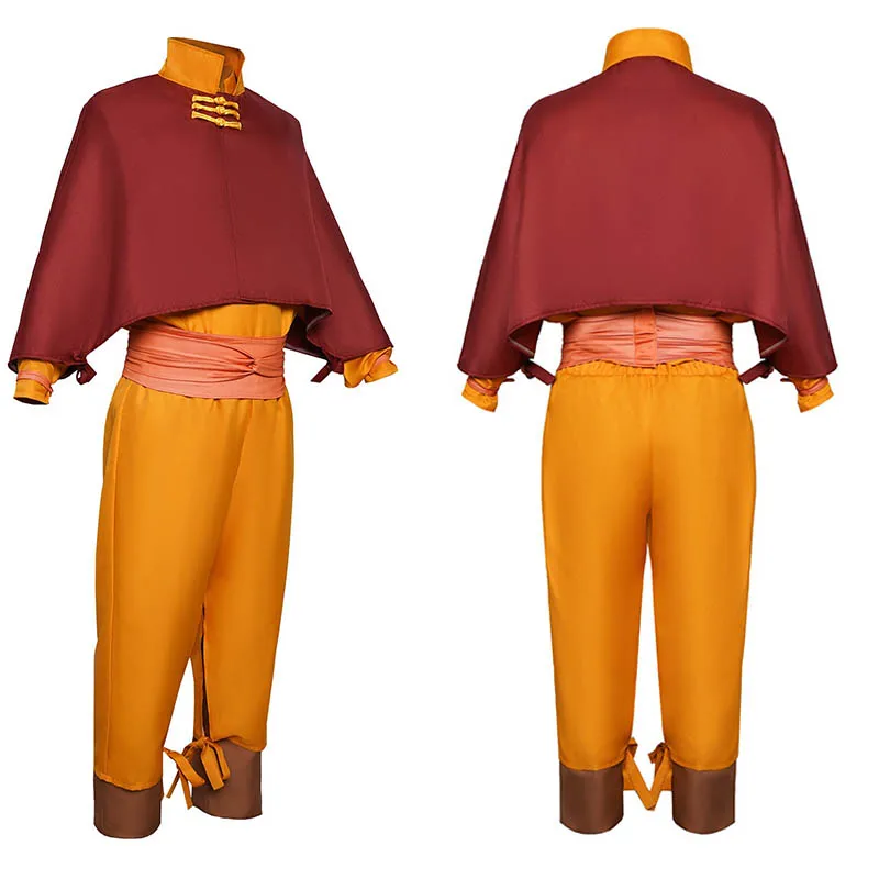 Aang Cosplay Costume 2024 Editio Avatar The Last Airbender Role Play for Halloween Anime Comic Con Avatar Outfits