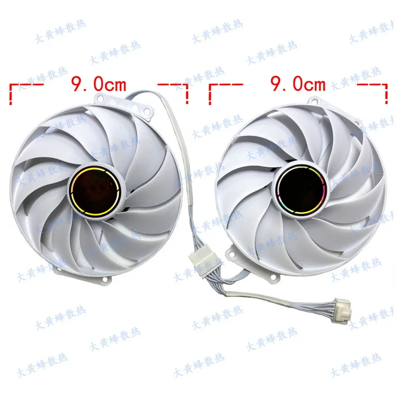 New the Fan for ASUS RTX4060 4060ti DUAL Graphics Video Card WHITE