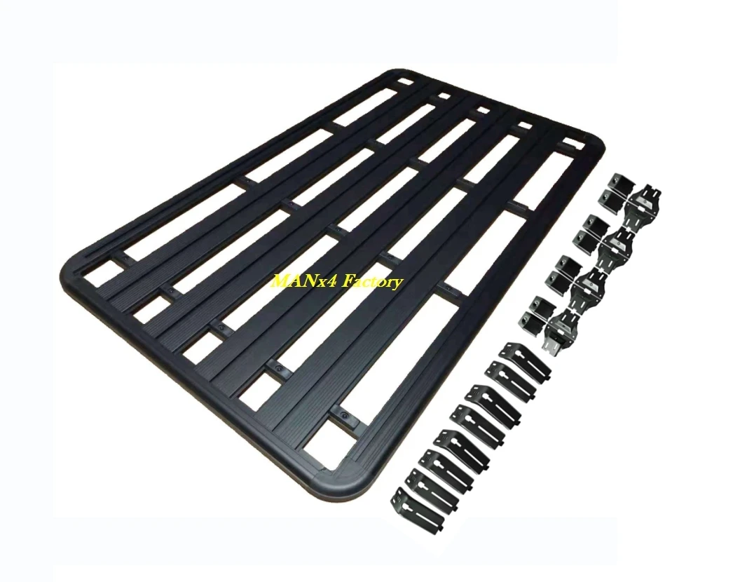 Y61 Aluminum Alloy Flat Roof Rack for Nissan Patrol Y60 Y61 Safari Roof Rack 4x4