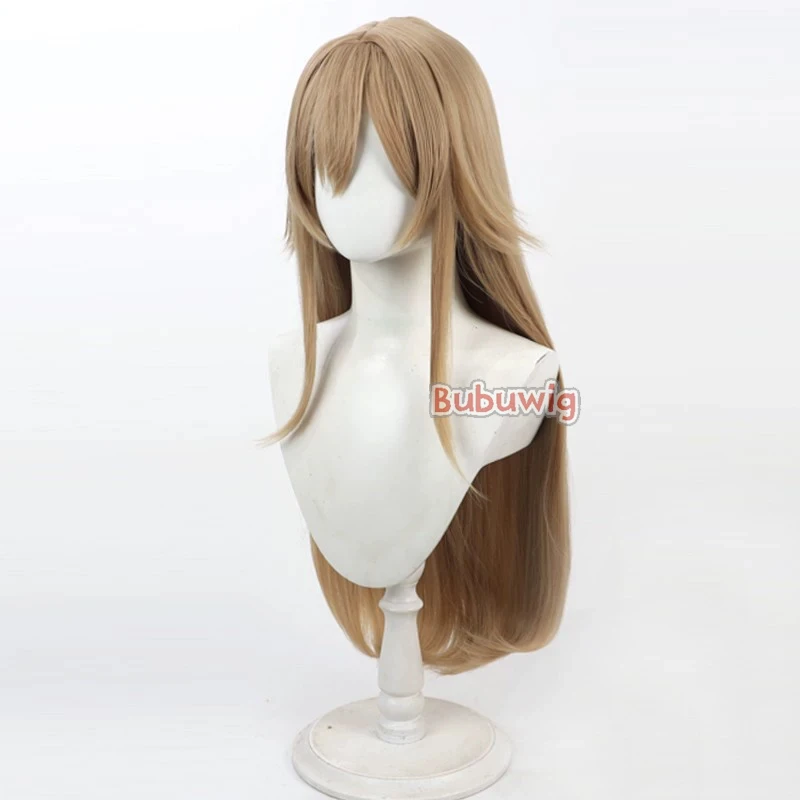 Bubuultraviolet Yuina Shirakawa Cosplay Perruques de cheveux synthétiques, Heaven Burns Red Yuina Shirakawa 80cm Long Straight Brown Wig, Heat Degree