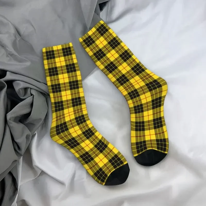 Kawaii Men Clan MacLeod Tartan Dress Socks Unisex Warm confortevole 3D Printed Highland Scottish Art Crew Socks