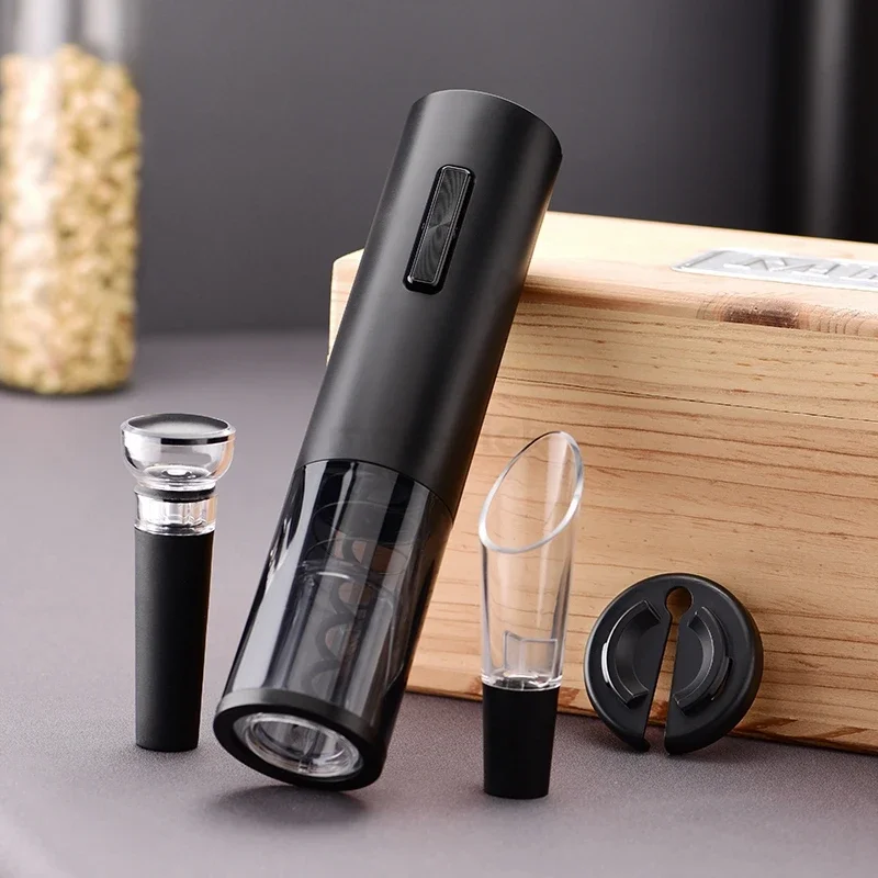 

Automatic Bottle Opener with Foil Electric Corkscrew Kit, USB Chargeable, Wine Openers, Kitchen Accessories, Bar Party