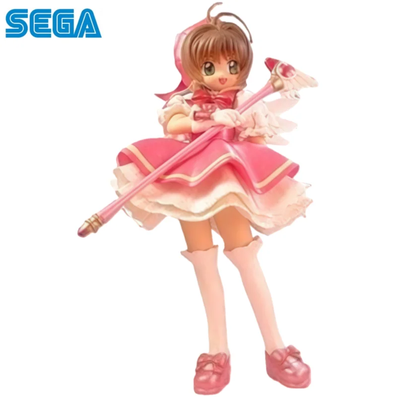 

In Stock Sega Original Cardcaptor Sakura Kinomoto Sakura Action Figure Model Doll Brand New Boxed Toys Model Garage Collectible