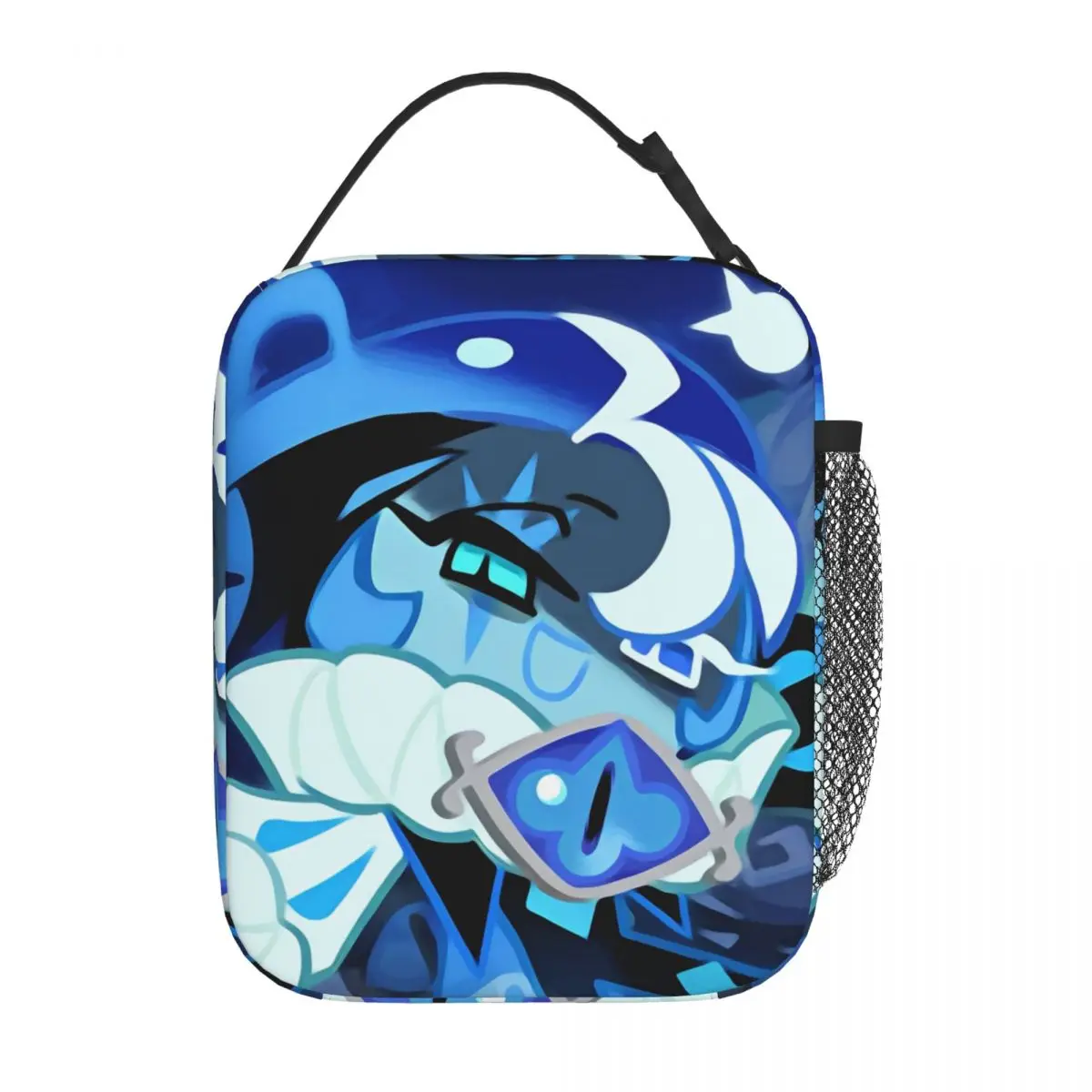 Shadow Milk Cookie Run Kingdom Bolsas de almuerzo aisladas Bolsa más fresca Contenedor de comida Lindo dibujo animado Anime Fiambrera a prueba de fugas Tote