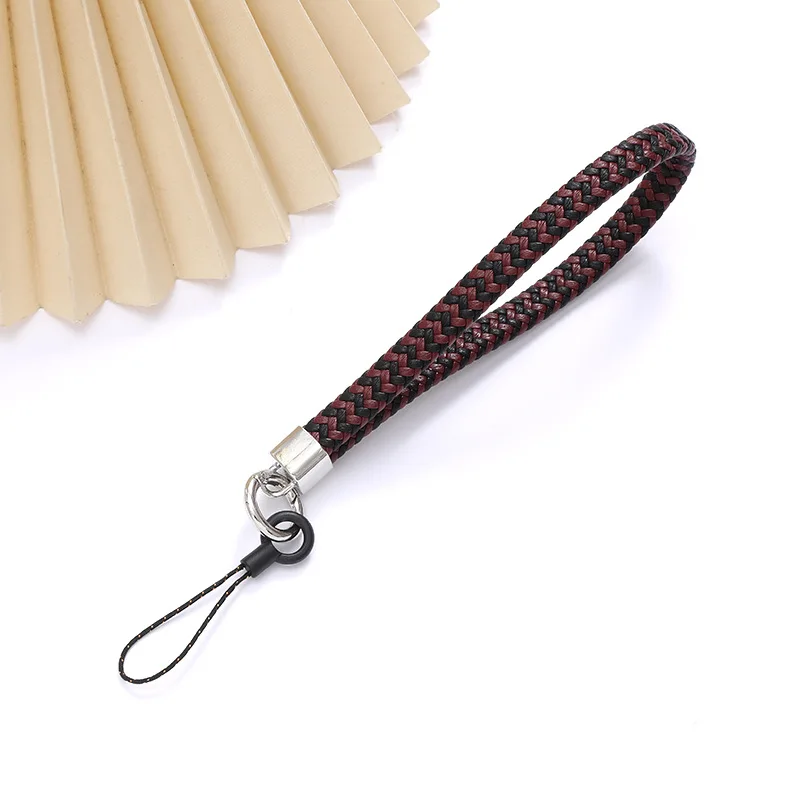 Woven Leather Phone Strap